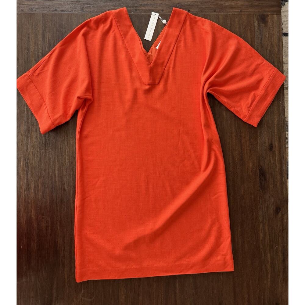 Trina Turk Dress Nantucket Orange Poppy NWT $348 M